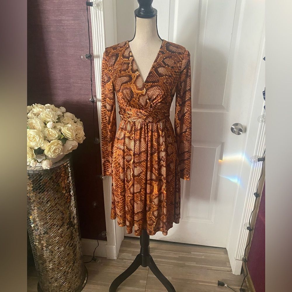 Altuzarra snake print dress, size 4